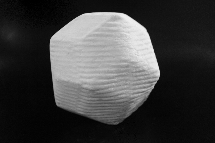 Gypsum Plaster Icosahedron